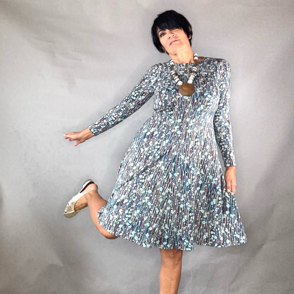 Vintage Diane Von Furstenberg  Long Sleeve Dress